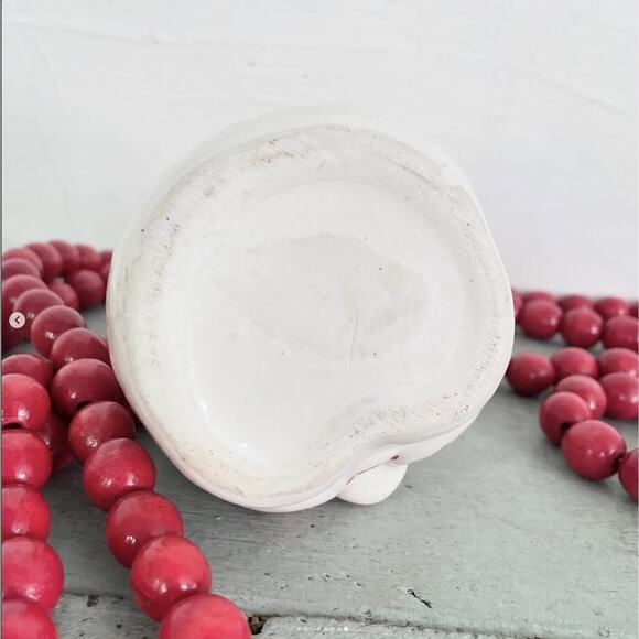 Vintage Christmas Santa Head Ceramic Vase Handleless Mug Unique - Picture 7 of 7